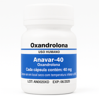 Oxandrolona (anavar) 40mg com 100 cápsulas - Manipulada
