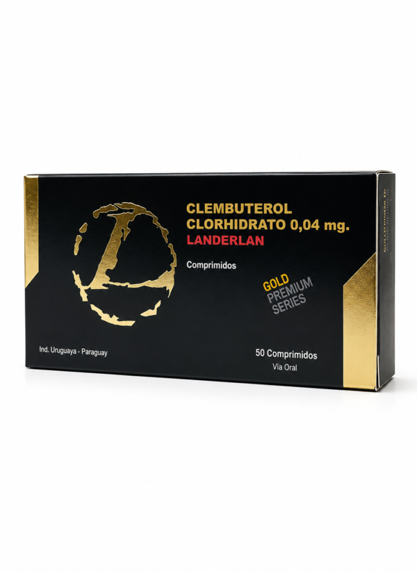 Clembuterol cartela com 50 comprimidos 0.4 mg - Landerlan Gold